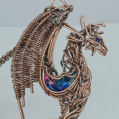 Dragon and Moon necklace
