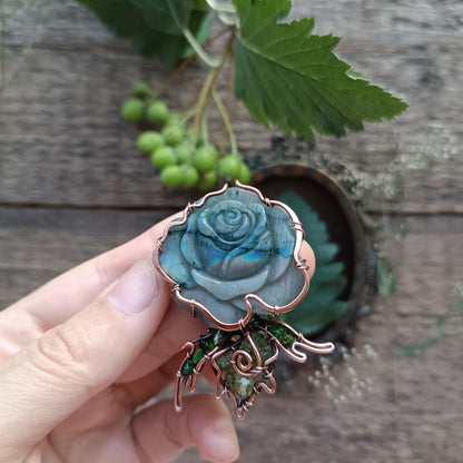 Hidden rainbow rose PIN