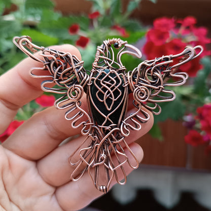 Viking bird pendant