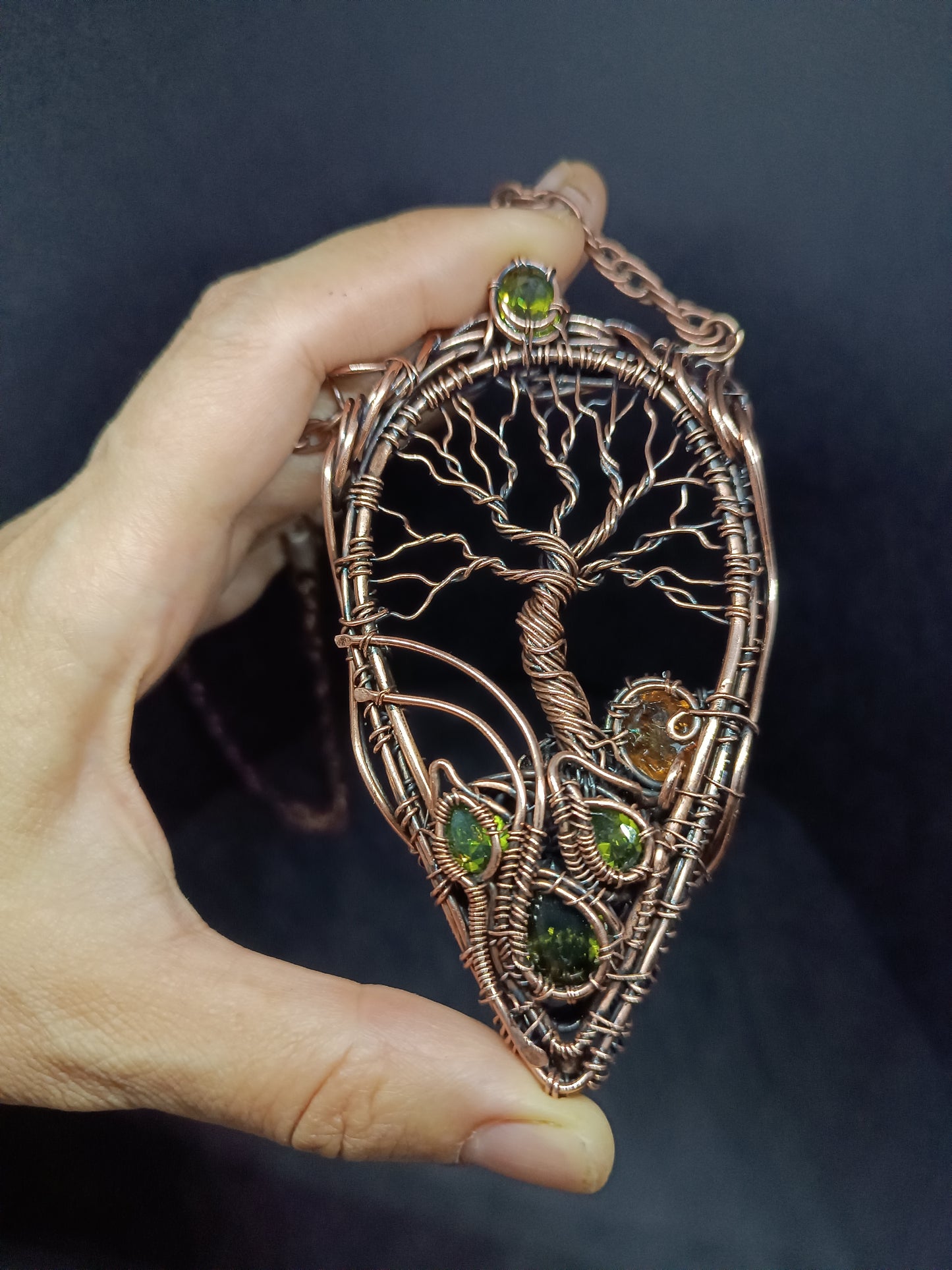 Glorious tree of life necklace