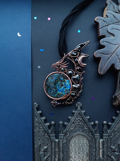 Wizard of the blue moon. Dragon necklace