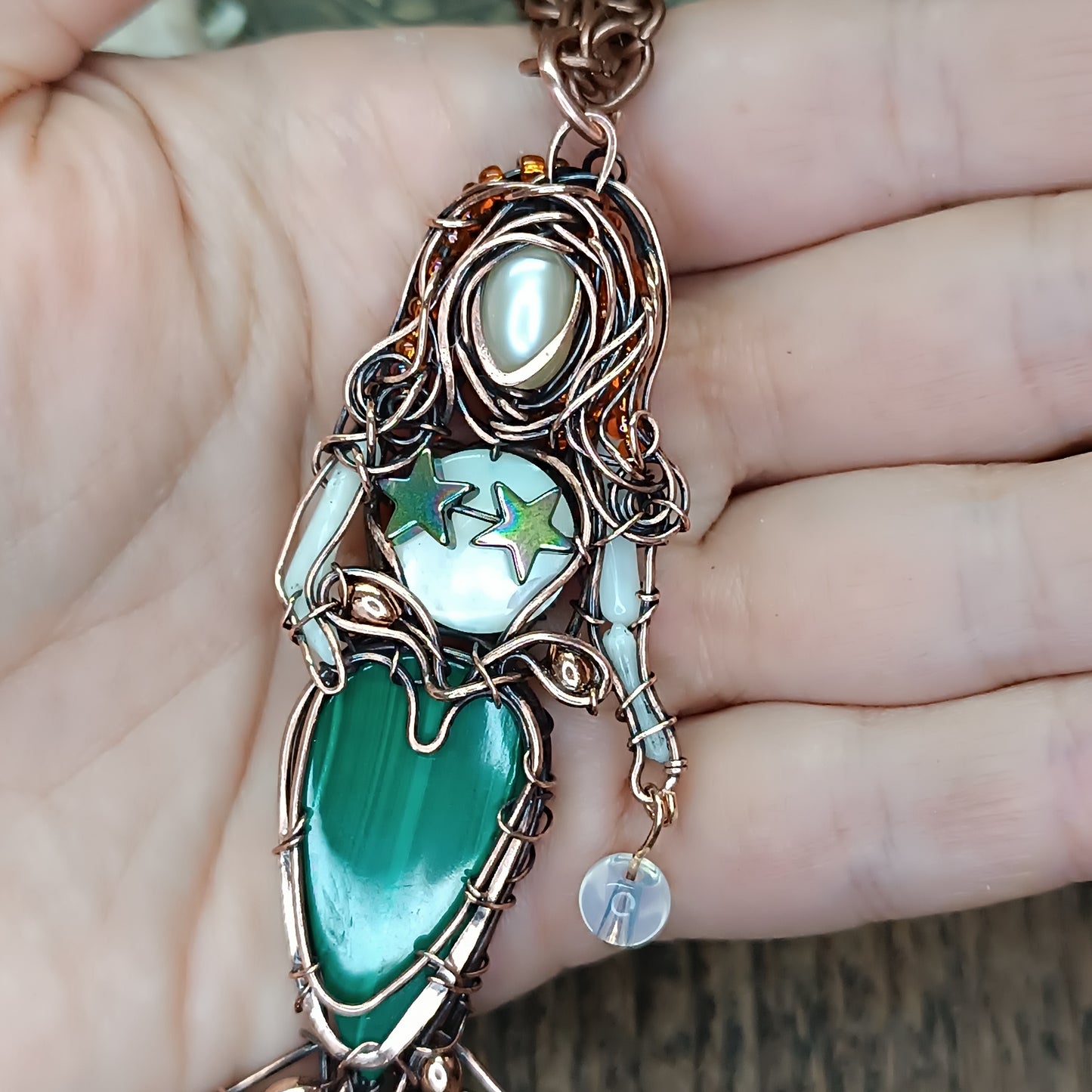 Mermaid necklace 💚