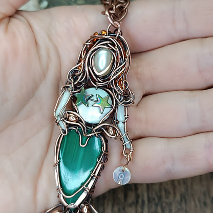 Mermaid necklace 💚