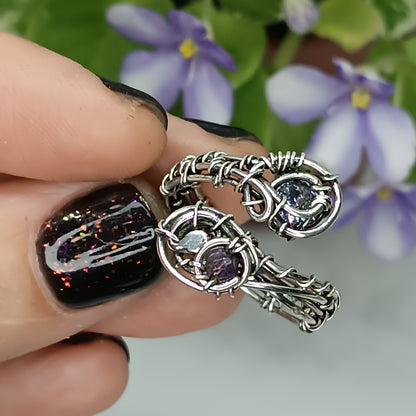 For Rich. Silver adjustable ring.