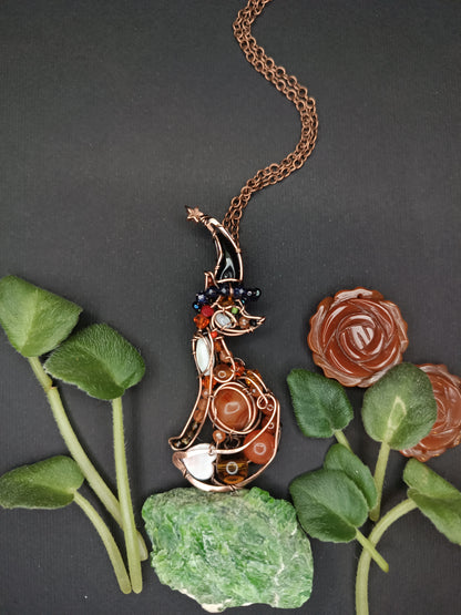 Foxy wizard charm