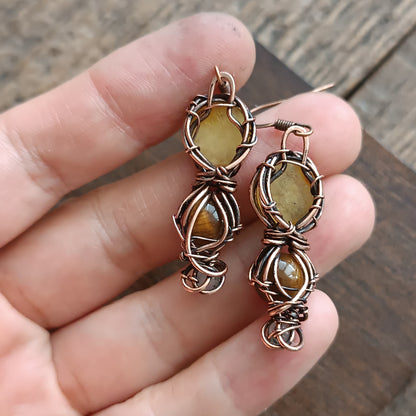 For Nancy. Frenchie earrings