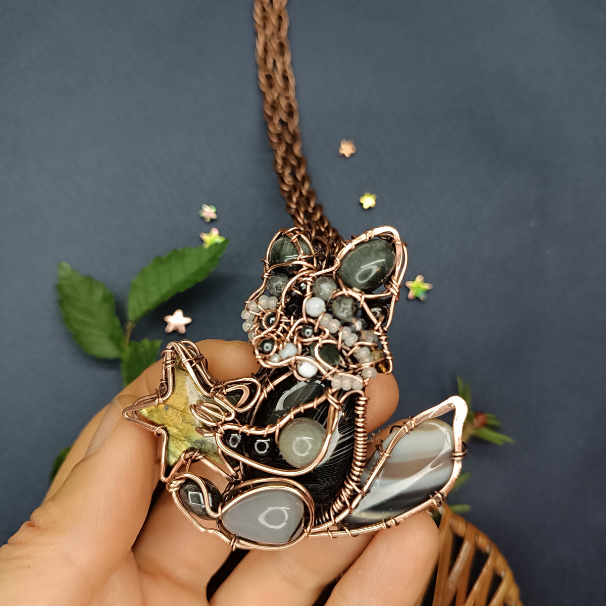 Raccoon and the star.