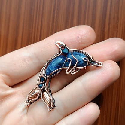 Sodalite dolphin pendant 💙🐬