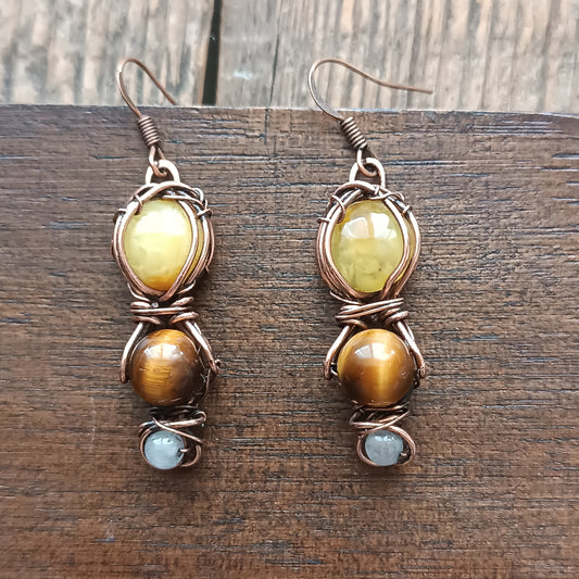 For Nancy. Frenchie earrings