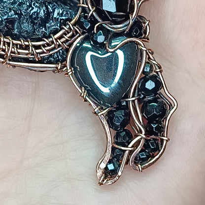 Meow-meow, the black cat pendant