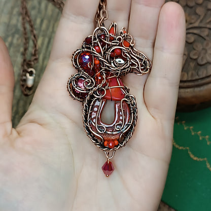 Lucky horse necklace