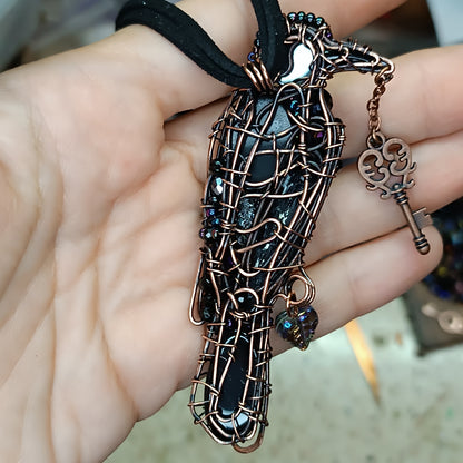 Raven neckace. Nevermore