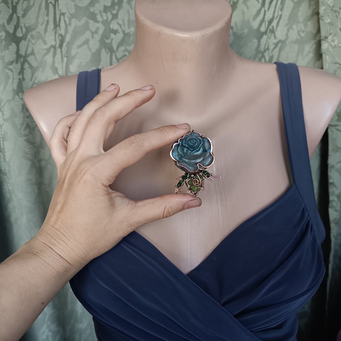 Hidden rainbow rose PIN
