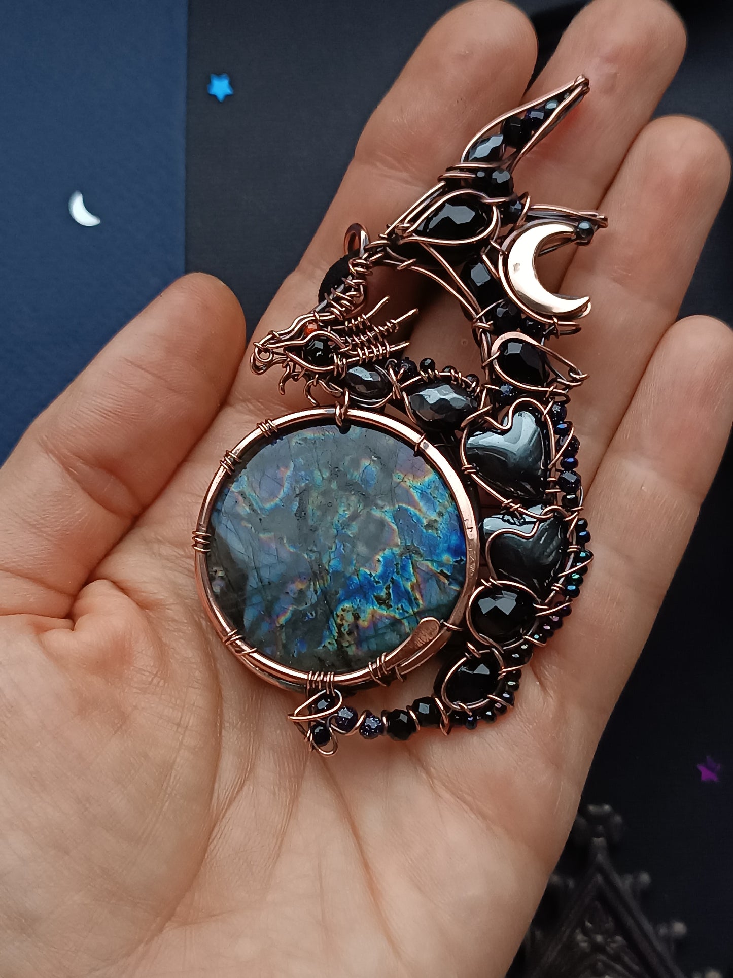 Wizard of the blue moon. Dragon necklace