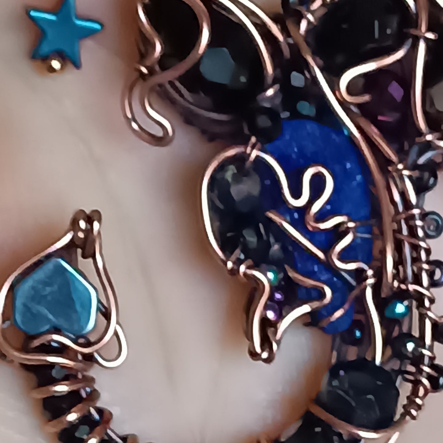 Midnight star. Dragon pendant