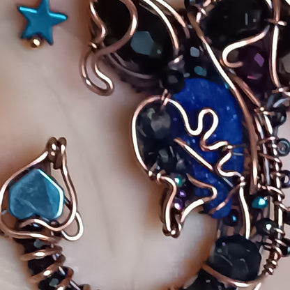 Midnight star. Dragon pendant