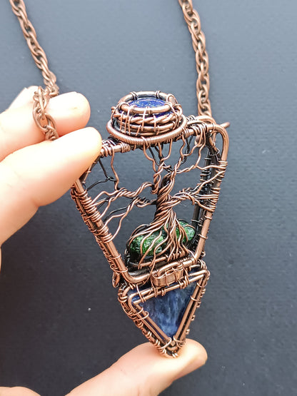 Amphora tree of life necklace