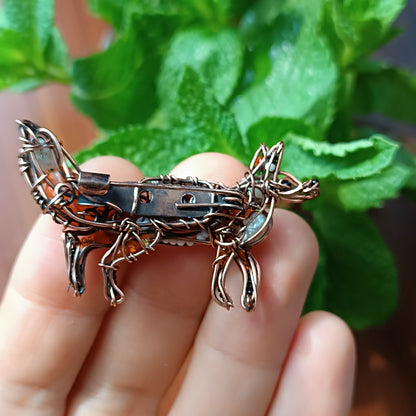 Brooch fox