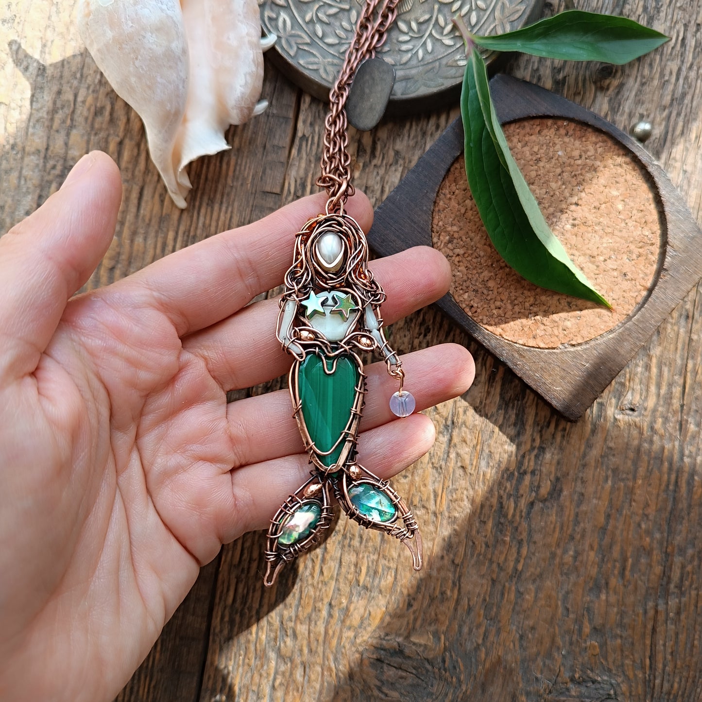 Mermaid necklace 💚