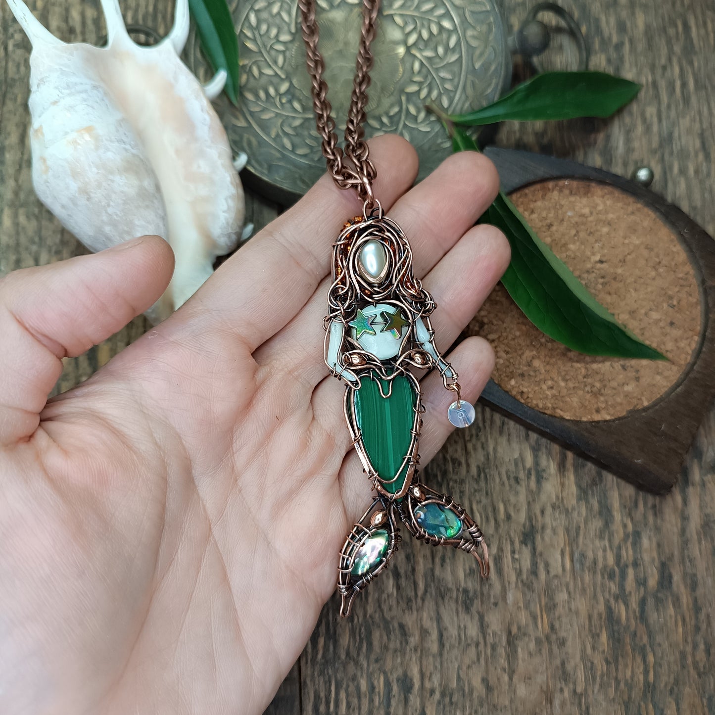 Mermaid necklace 💚