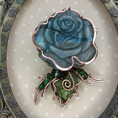 Hidden rainbow rose PIN