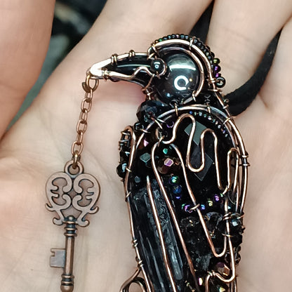 Raven neckace. Nevermore