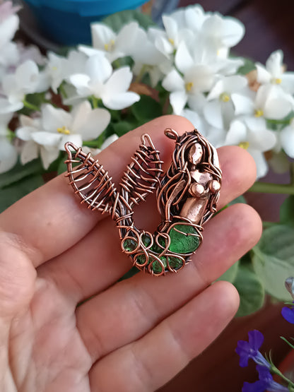 Green tail mermaid for Glen.