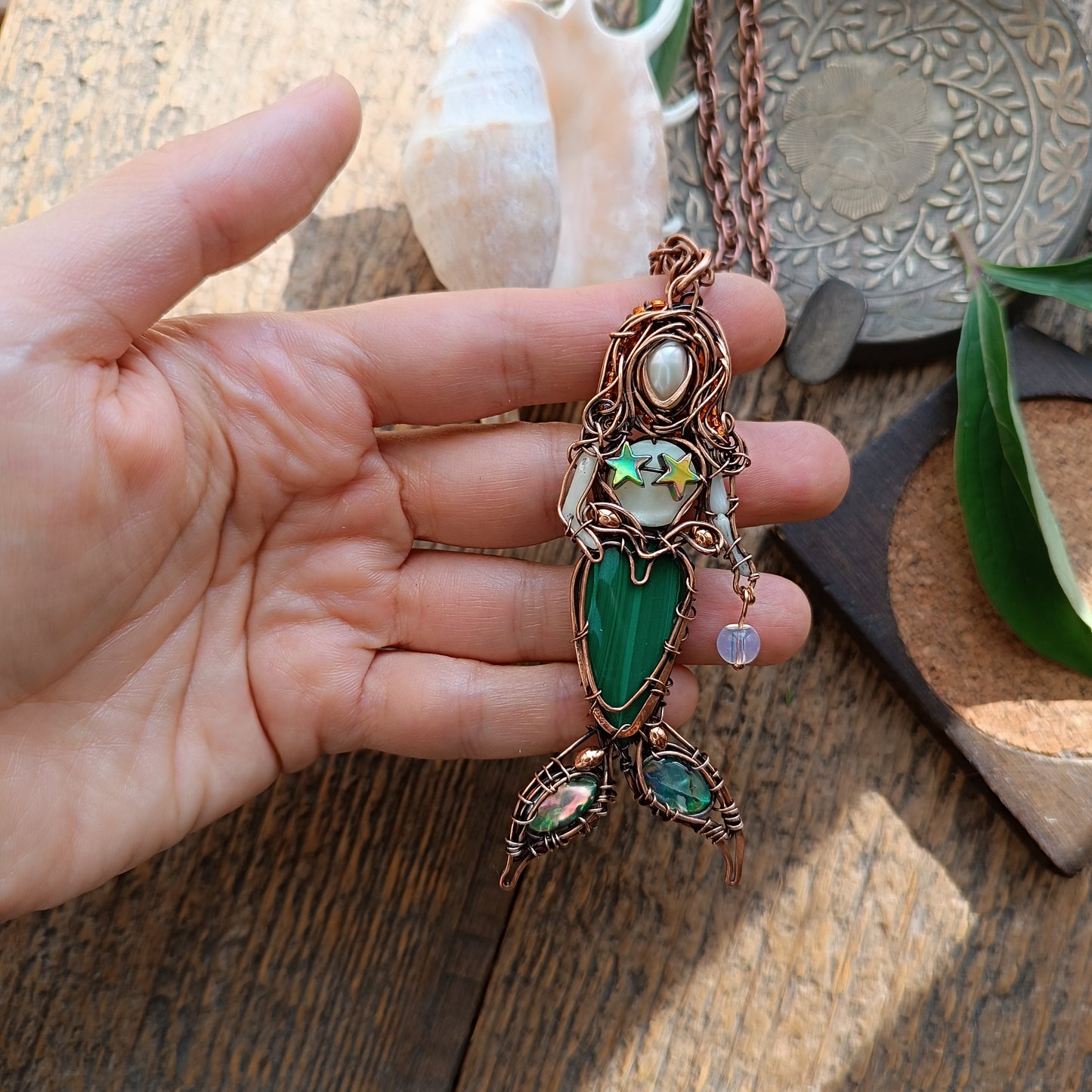 Mermaid necklace 💚