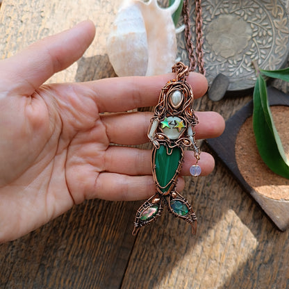 Mermaid necklace 💚