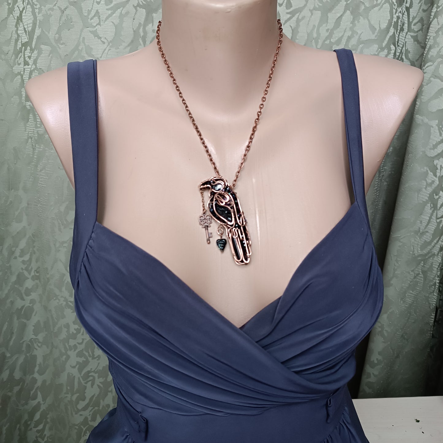For Cheryl. Secret keeper raven necklace