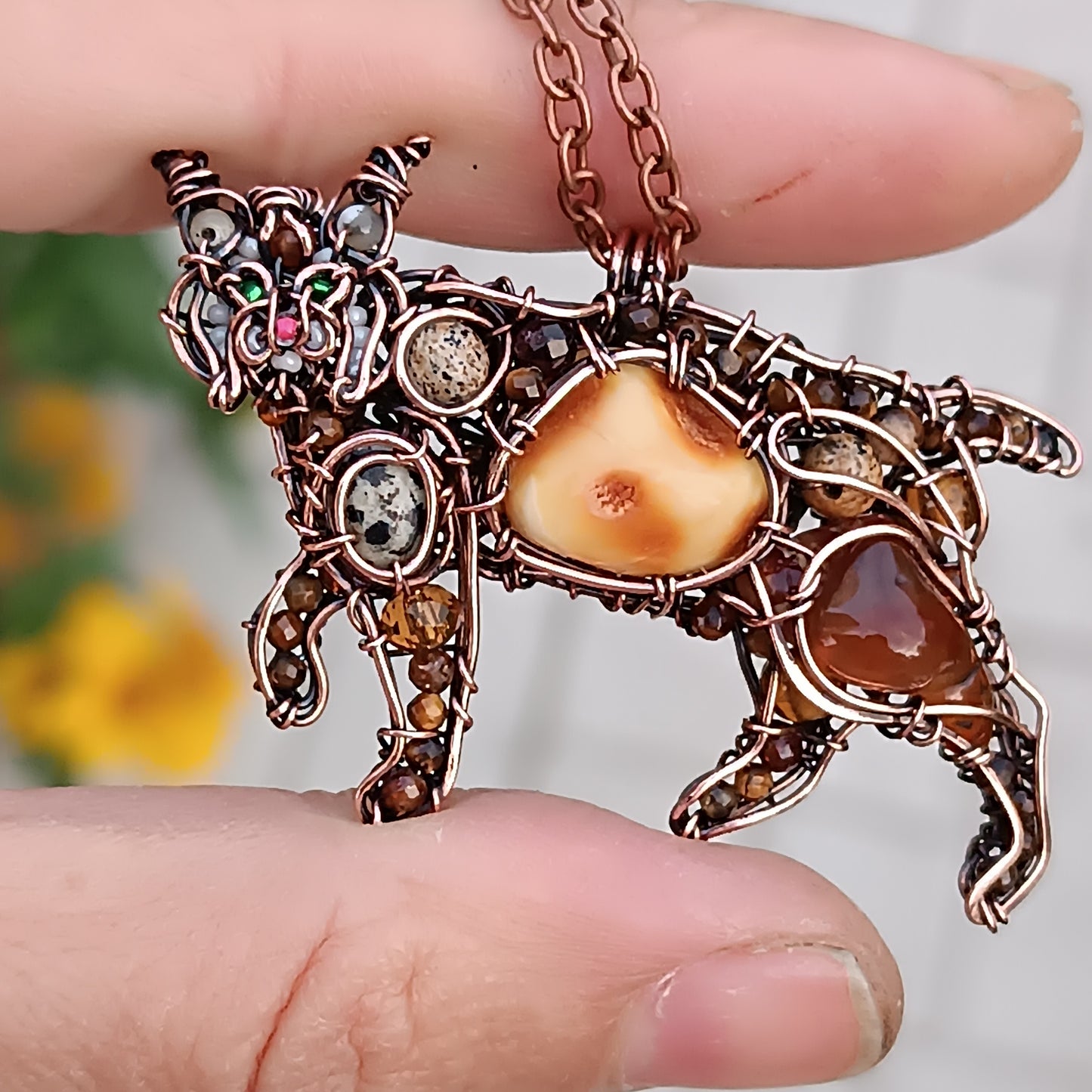 Lynx charm. Gorgeous and absolutely unique!