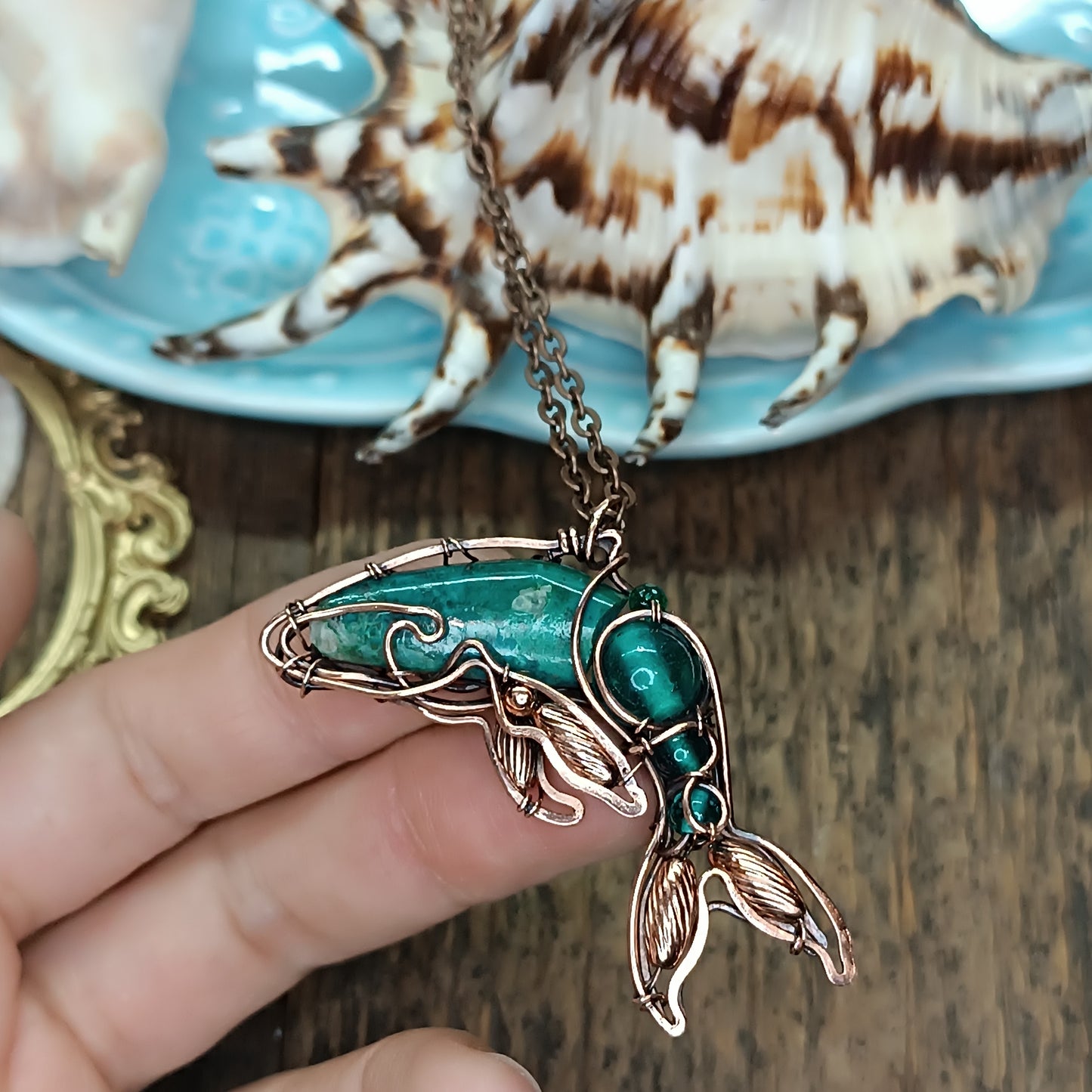 Blue whale pendant 🐋