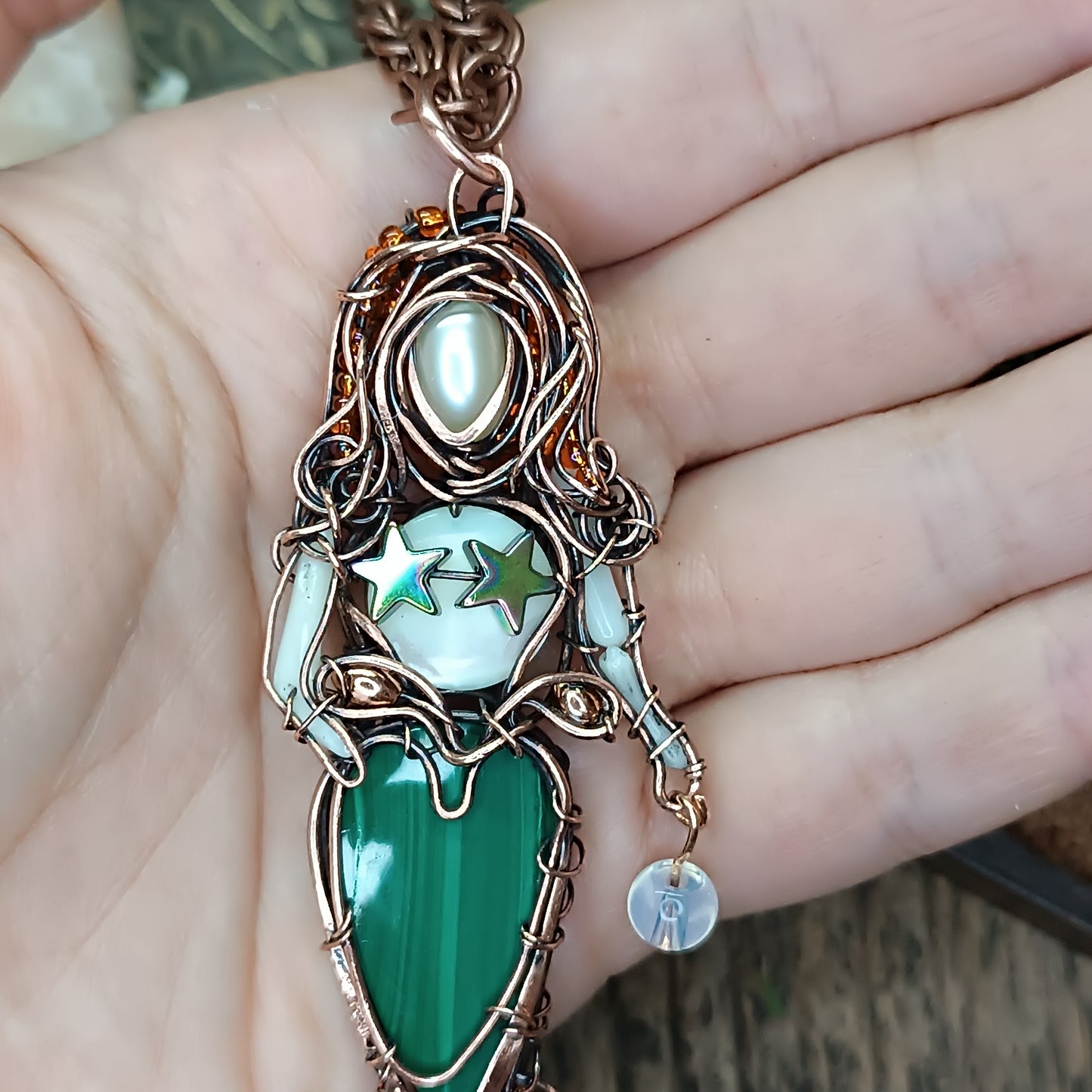 Mermaid necklace 💚