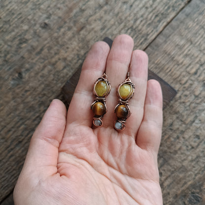 For Nancy. Frenchie earrings