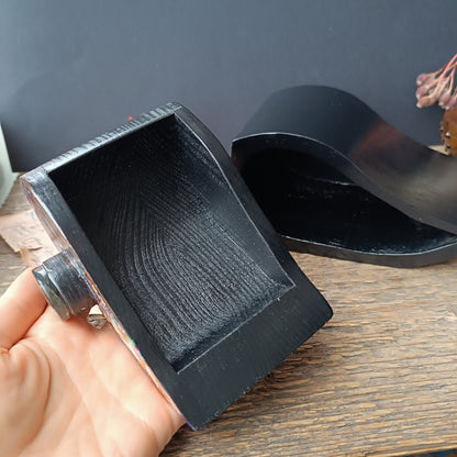 "Magic Halloween". Jewelry box for your secrets and trinkets 🐈‍⬛🐉🔮