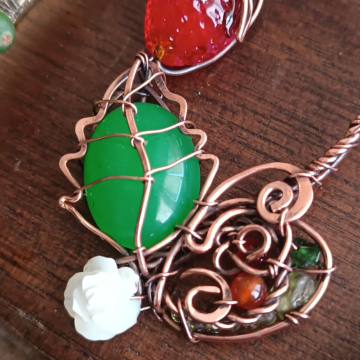 Strawberry necklace