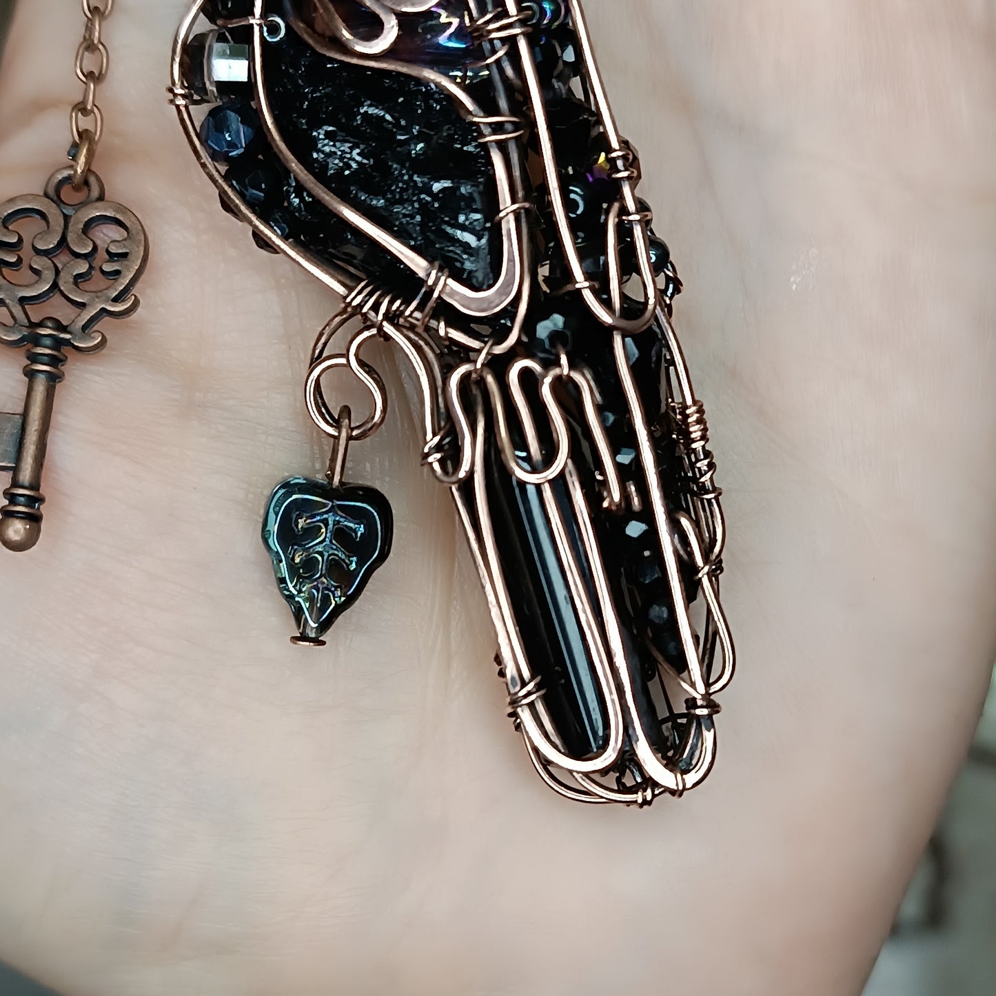 For Cheryl. Secret keeper raven necklace