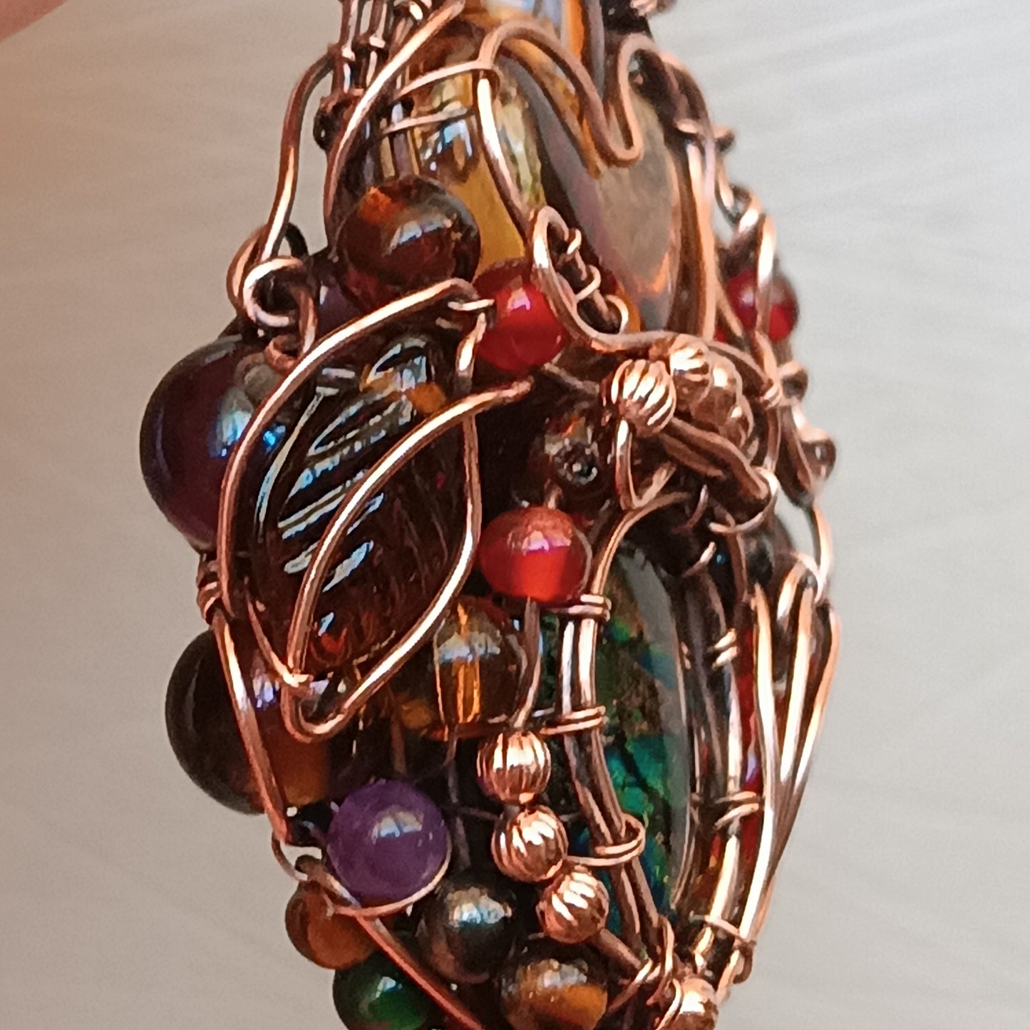 Candied fruit vial pendant