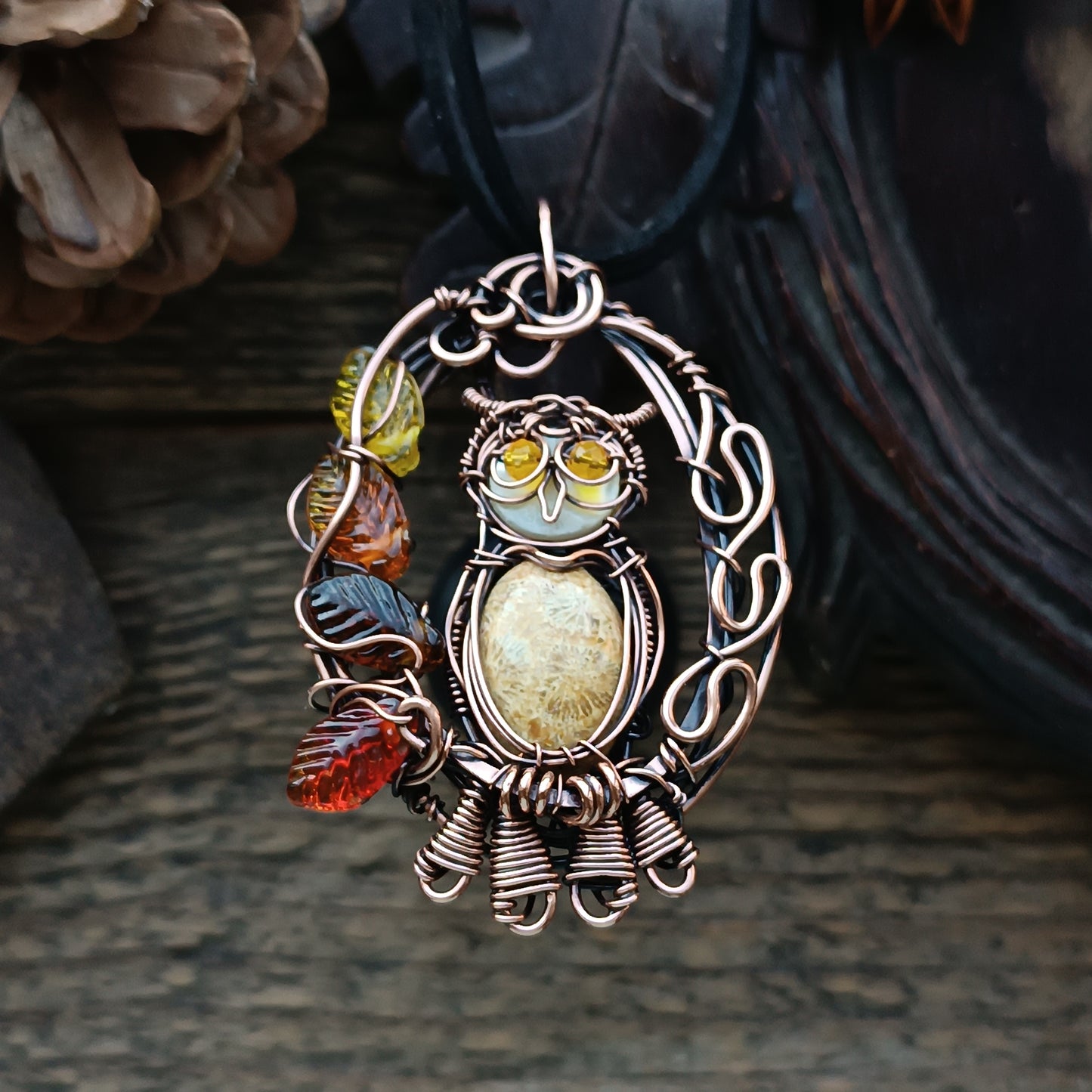 Owl necklace