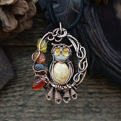 Owl necklace