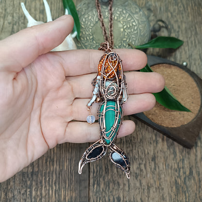 Mermaid necklace 💚