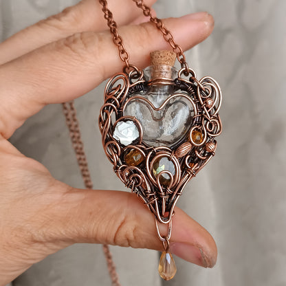 For Robert. Citrine vial.