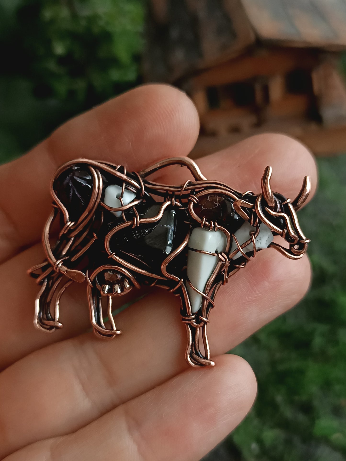 Cow necklace. Just cow, but super cute!