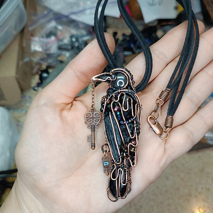 Raven neckace. Nevermore