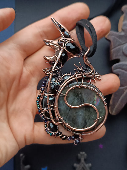 Wizard of the blue moon. Dragon necklace