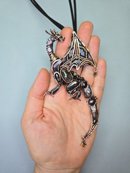 Midnight whisper. Dragon necklace