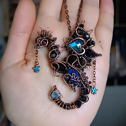 Midnight star. Dragon pendant