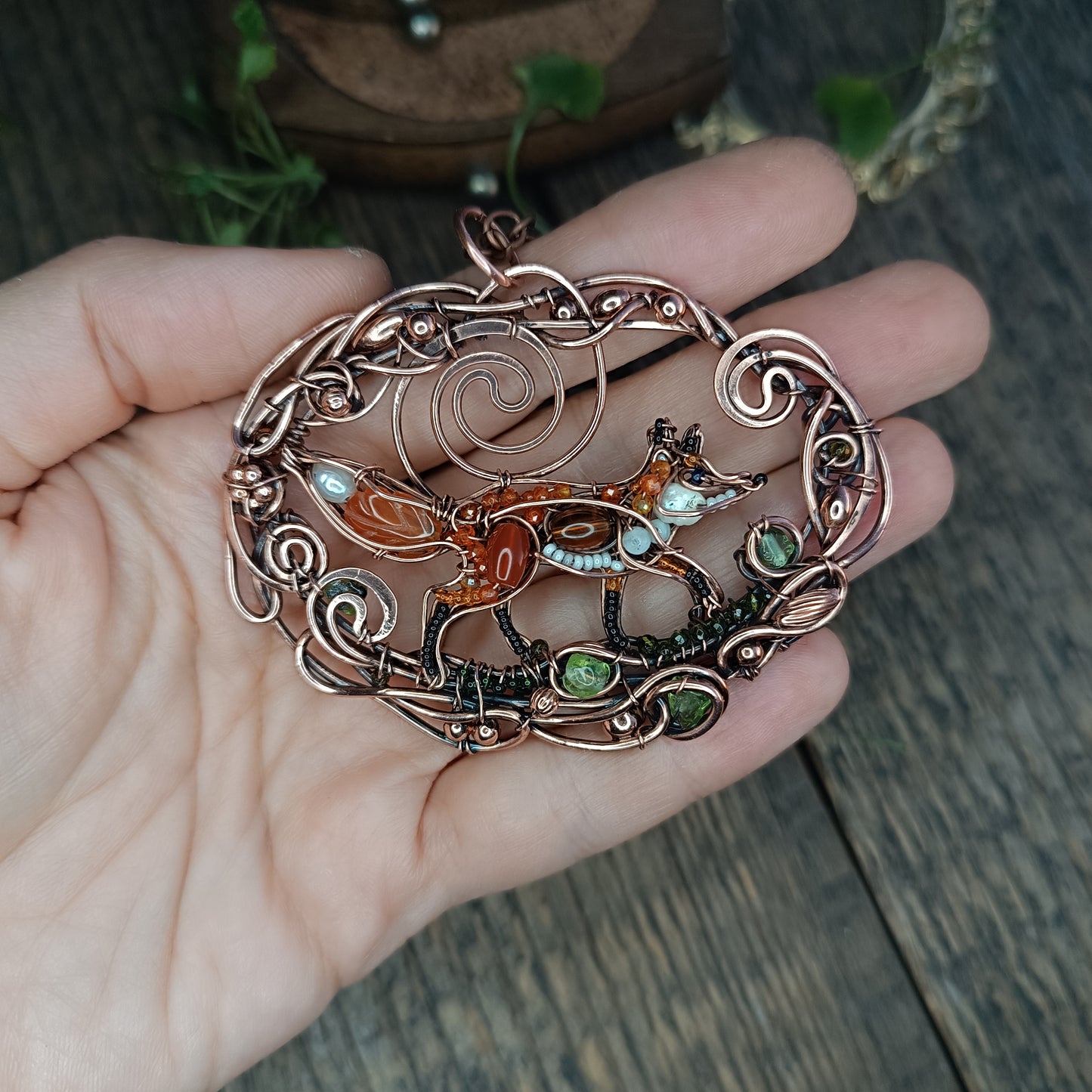 Forest fairytale necklace