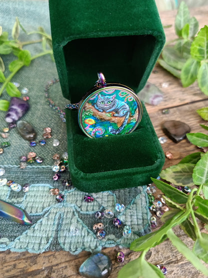 Custom painted necklace for Diane
