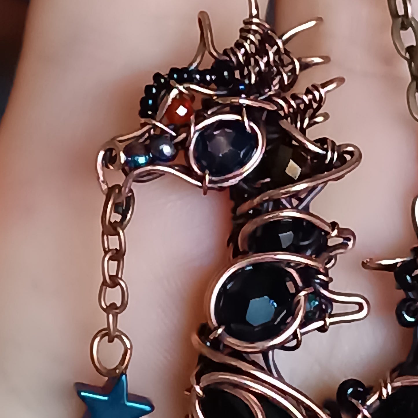 Midnight star. Dragon pendant